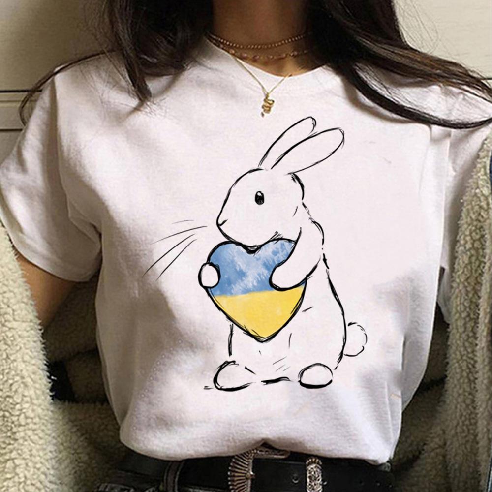 

Ukraini Ukraine Flag Tshirt Women Graphic Japanese Summer Top Girl Japanese Comic Funny Clothes XS