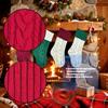 Holiday Stocking Large Capacity Knitted Sock For Christmas Gifts Elegant Reusable Festival Home Decoration