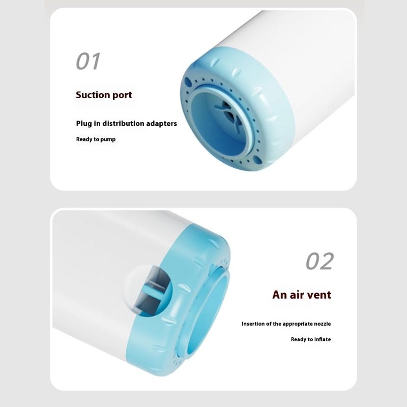 Portable Electric Air Pumps Wireless Rechargeable Inflate Deflate Pump for Compression Bags Inflatable Toys Enduring