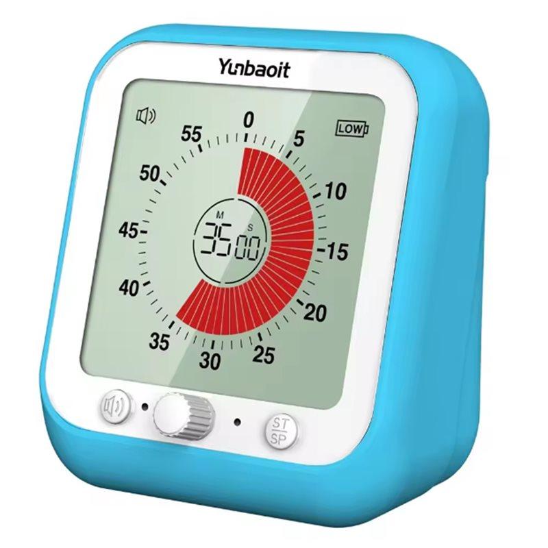 

A25F-VT09 Digital 60-Minute Visual Timer For Kids Or Adults Featuring 3.5-Inch Colored Screen Countdown Functionality синий