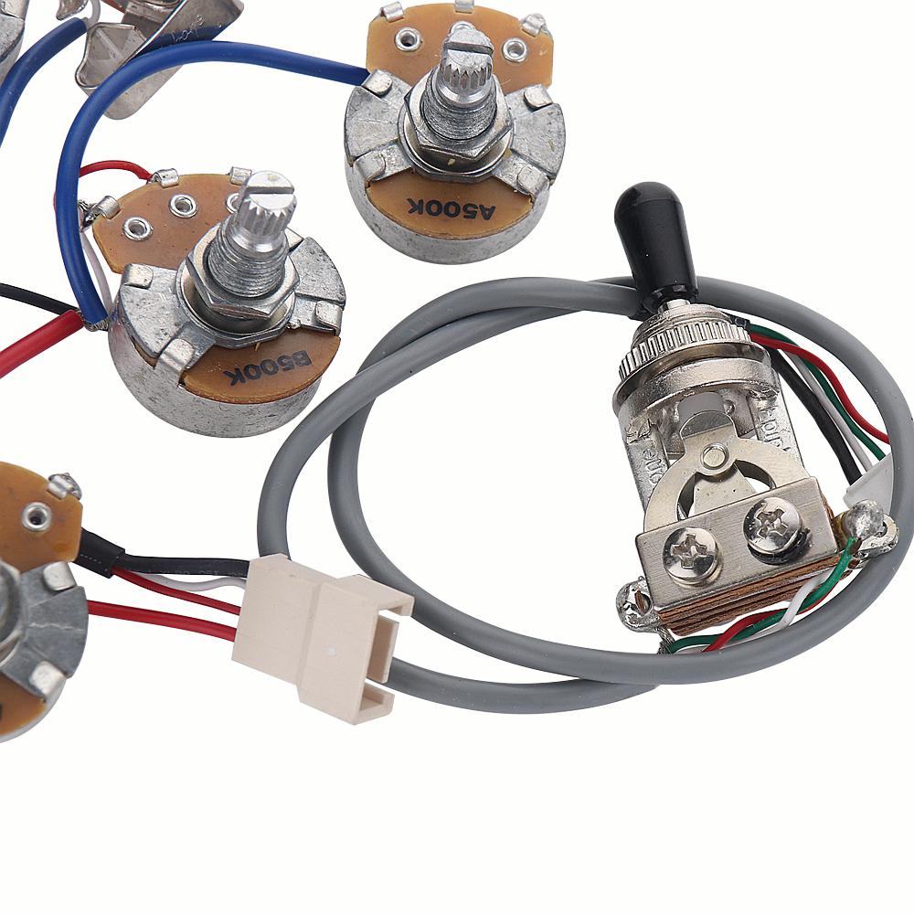 1Set Equipped With Potentiometer Jack And Switch For Epi Lp Sg Electric Guitar Pickup Wiring Harness Kits