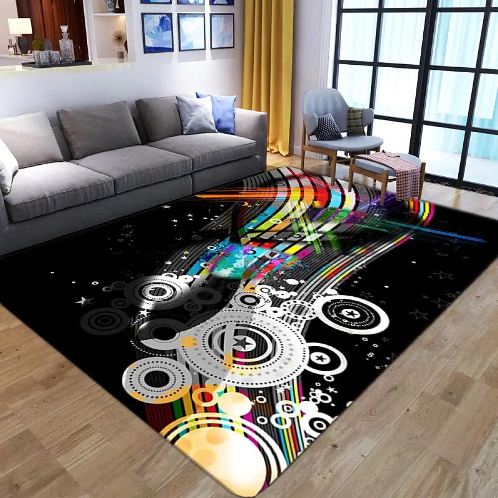 Vintage Cinema Home Movie Theater Modern Area Rugs Soft Floor Mat Non-Slip Carpets Indoor Decorative Living Room Bedroom Doormat