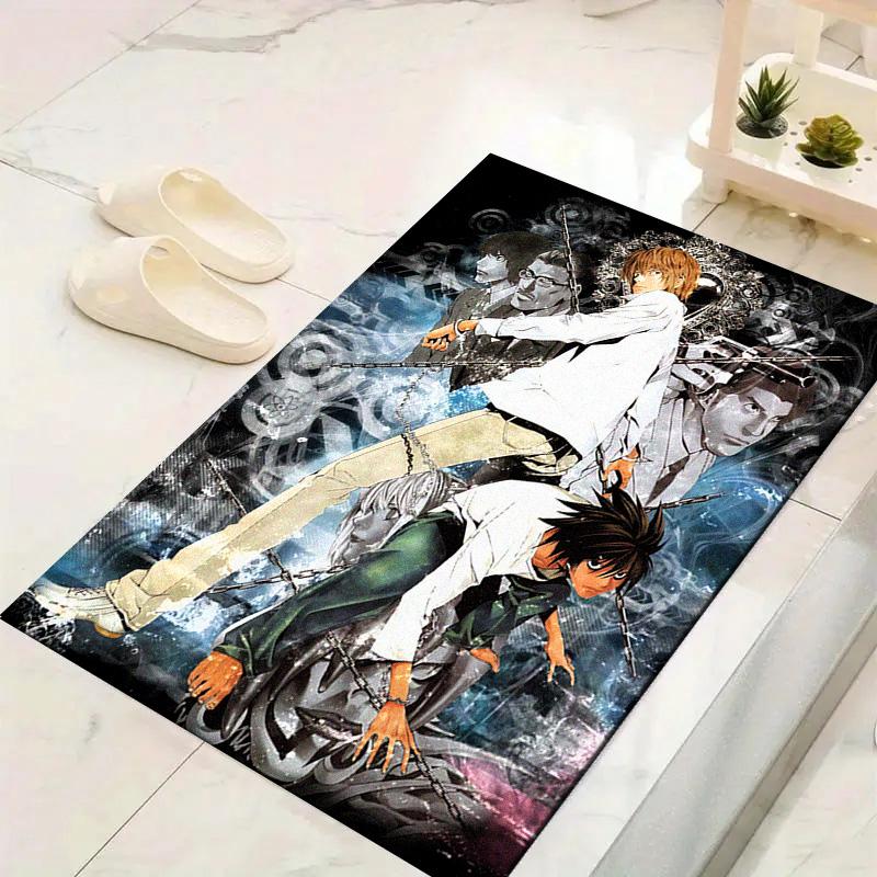 Anime Death Note Carpet Rug for Living Room Bedroom Home Sofa Decoration, Kids play Non-slip Floor Mat