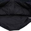 Nike Herren lange Daunenweste mit Kapuze Schwarz Weiß AA8854-081