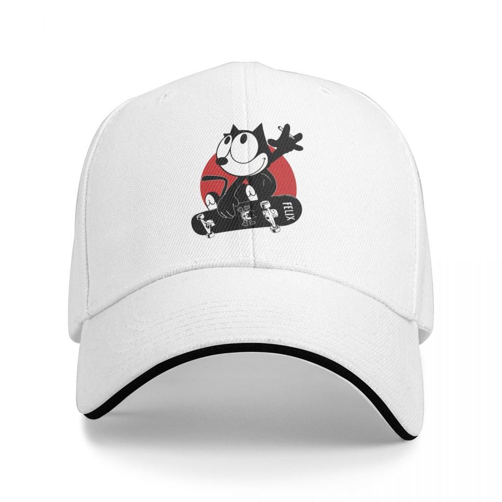 Unisex Baseball Hats Felix The Cat Keep Walking Funny Movie Streetwear Summer Sports Baseball Caps Hip Hop Cap Casquette Hats