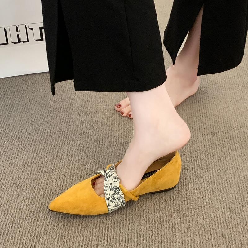 Retro Mary Jane schoenen met interne hakverhoging, nieuwe zachte en veelzijdige pendelschoenen met één pedaal