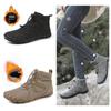 Men's Waterproof Winter Snow Boots: Hiking & Mountaineering Shoes, Thick Velvet-Lined, Non-Slip, Large Size, Five-Finger Design