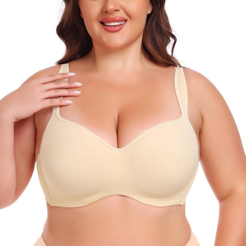 Plus Size Anti-sagging Underwire Push-up Sports Bra for Fat Girls