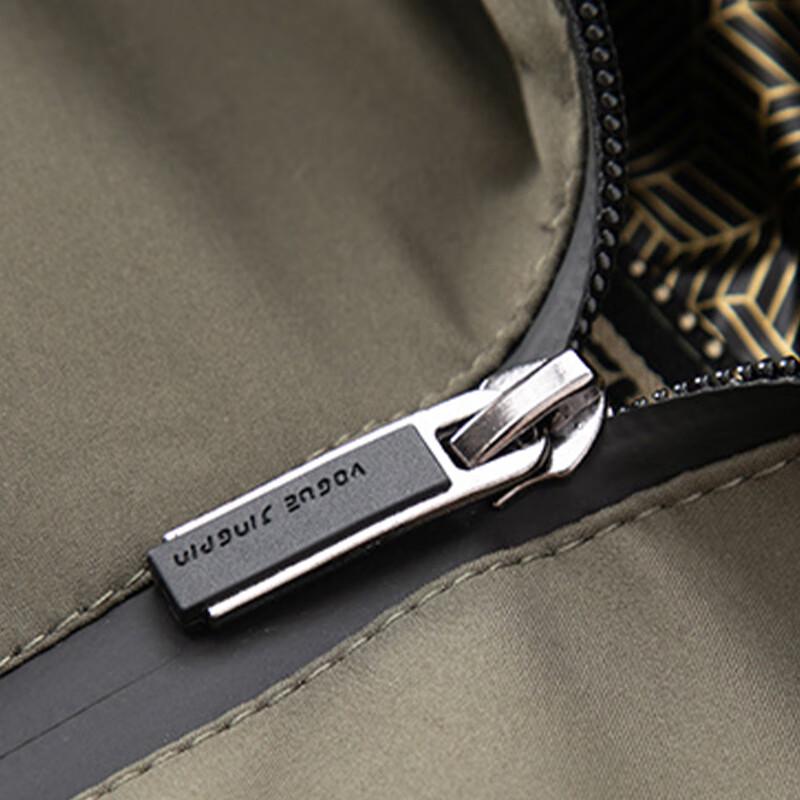 Pierre Cardin Men's Stand Collar Thickened Cotton Jacket