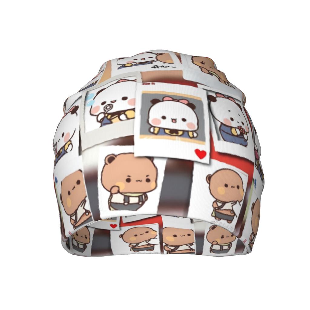 Stitch Bubu and Dudu Bear Hat Outdoor Caps For Unisex Women Skullies Beanies Ski Caps Soft Bonnet Hats