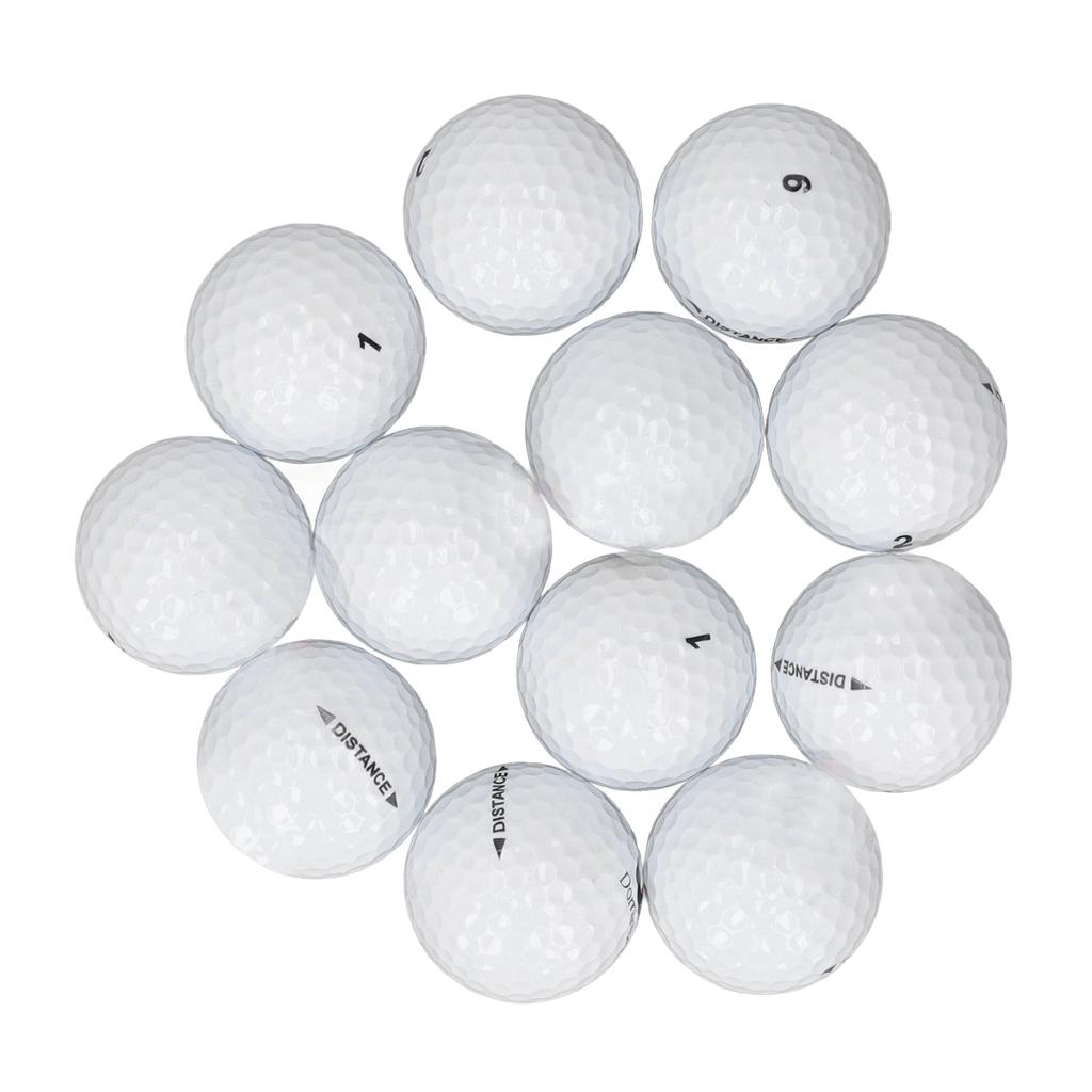 12PCS Golf Balls Lightweight Golf Practice Balls Double Layer Game Ball for Men Women Adults Birthday Present