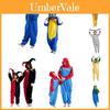 Pijamale Onesie de Iarnă cu Animale Drăguțe de Desene Animate Pentru Copii Groase și Călduroase