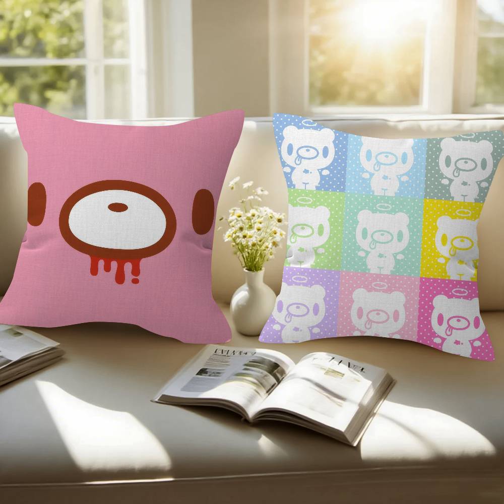 Cartoon G-Gloomy Bear Cushion Cover Pillowcase Upholstery Sofa Throw Pillow Home Decor Pillowcas