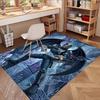 Knight Rider Print Rug, Washable Floor Carpet, For Entryway Dorm Laundry Room Office Study, Home Decor Birthday Christmas Gift