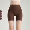 High-Waisted Yoga Shorts Women Breathable Compression 3/4 Leggings Running Gym Cycling Fitness