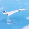 1:Modello di Aeroplano Concorde Air France di Linea Aerea in Lega Diecast Modello di Aeroplano Giocattoli da Collezione Decorazione per la Casa Miniature