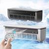 15W 30S Home Kitchen Leafless Air Conditioning Fan Wall-Mounted Air Cooling Fan Quick Cooling Ice Mist Air Fan