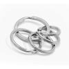 50 Pack Key Rings, 20/25/28/32/35MM Key Ring Key Ring Stainless Steel