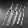 Giant Crystal Tuning Fork Transparent Therapeutic Diapason Medical Tuning Forks Sound Healing Percussion Instrument Gift Accessories