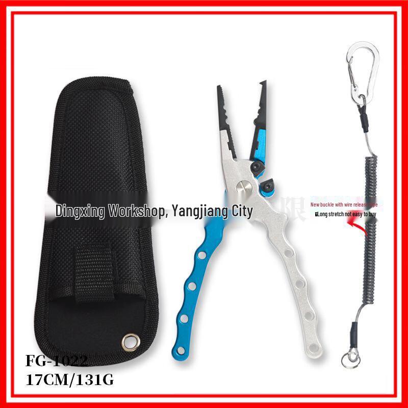 Beyou Aluminum Alloy Lure Fishing Pliers CN plug (adapter included)