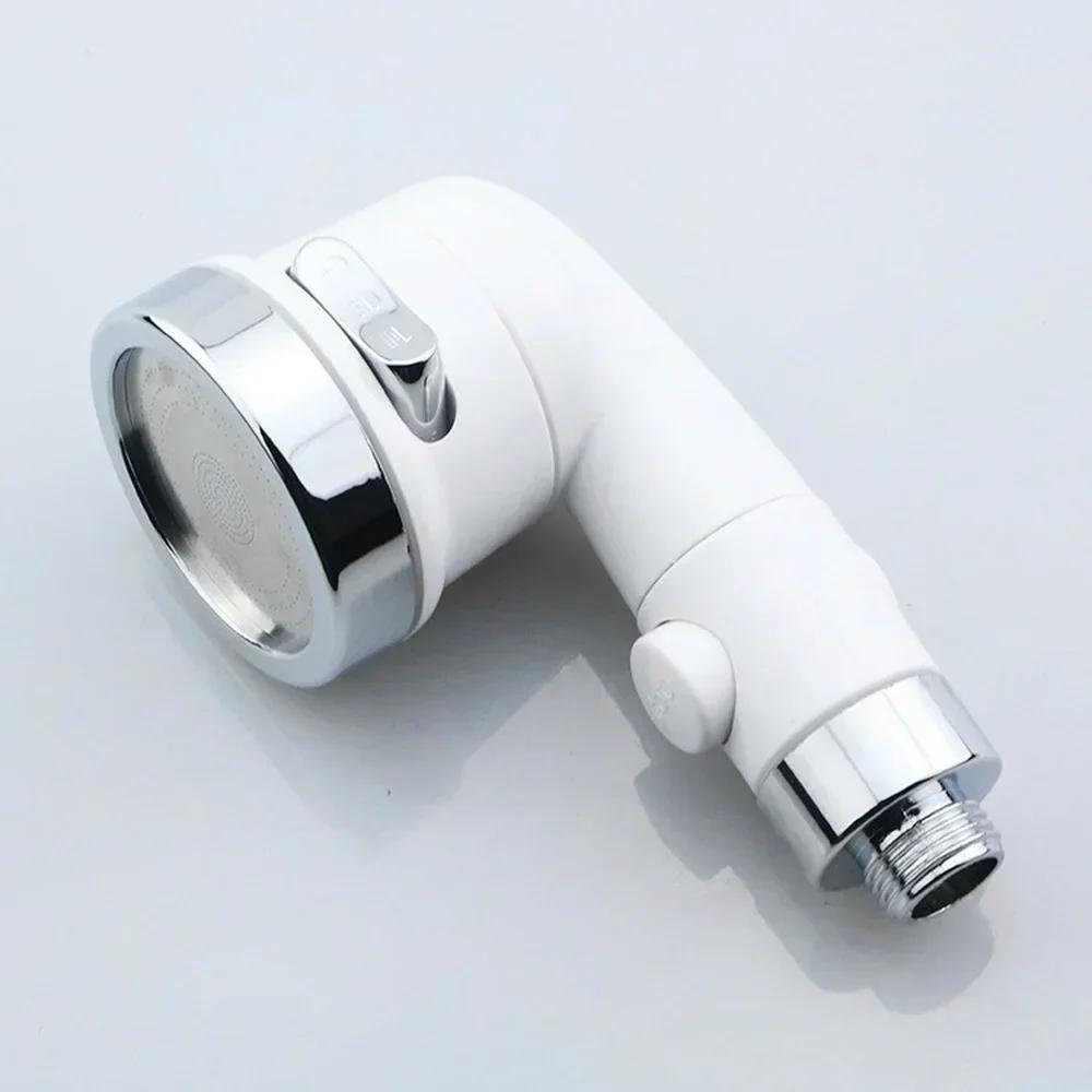 

Дождевая душевая лейка Шампунь Кровать Под давлением Водостоп Душ Салон Парикмахерская Смеситель Трехрежимная насадка Аксессуары для ванной белый