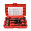 10PCS Slide Hammer Bearing Puller Set Clamping Range 8-65MM Blind Hole Puller Auto Repair
