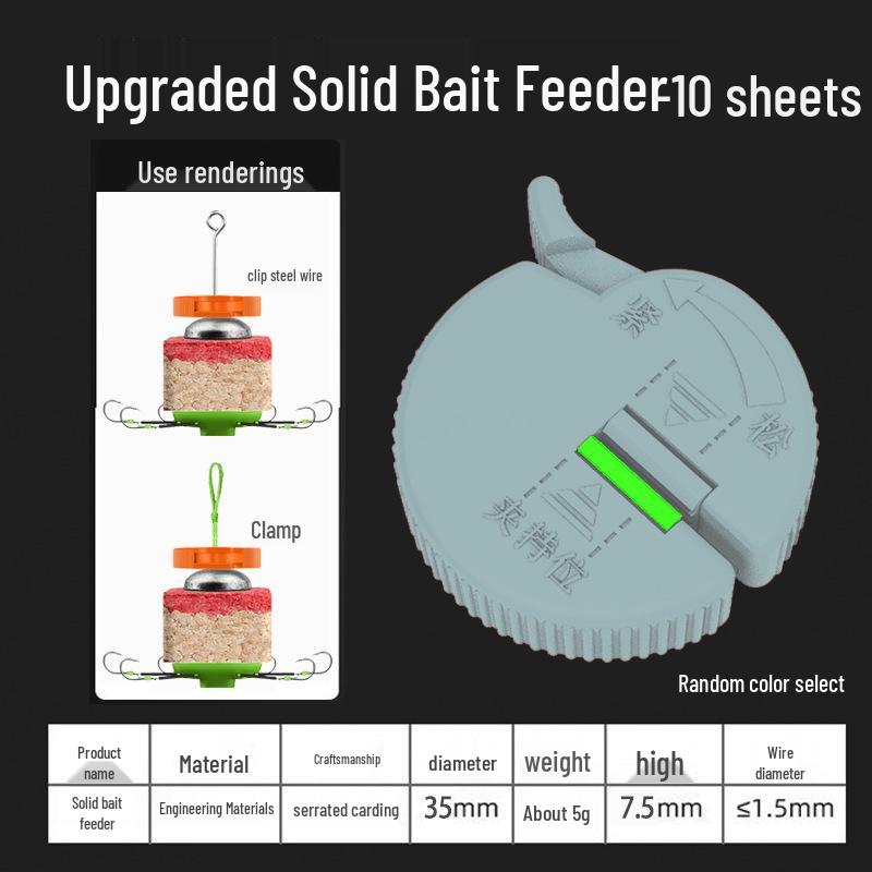 Complete Sea Rod Accessories Set: Explosion Hook, Bait Feeder, Carp & Bighead Carp Hook, Bait Fixer, Clip