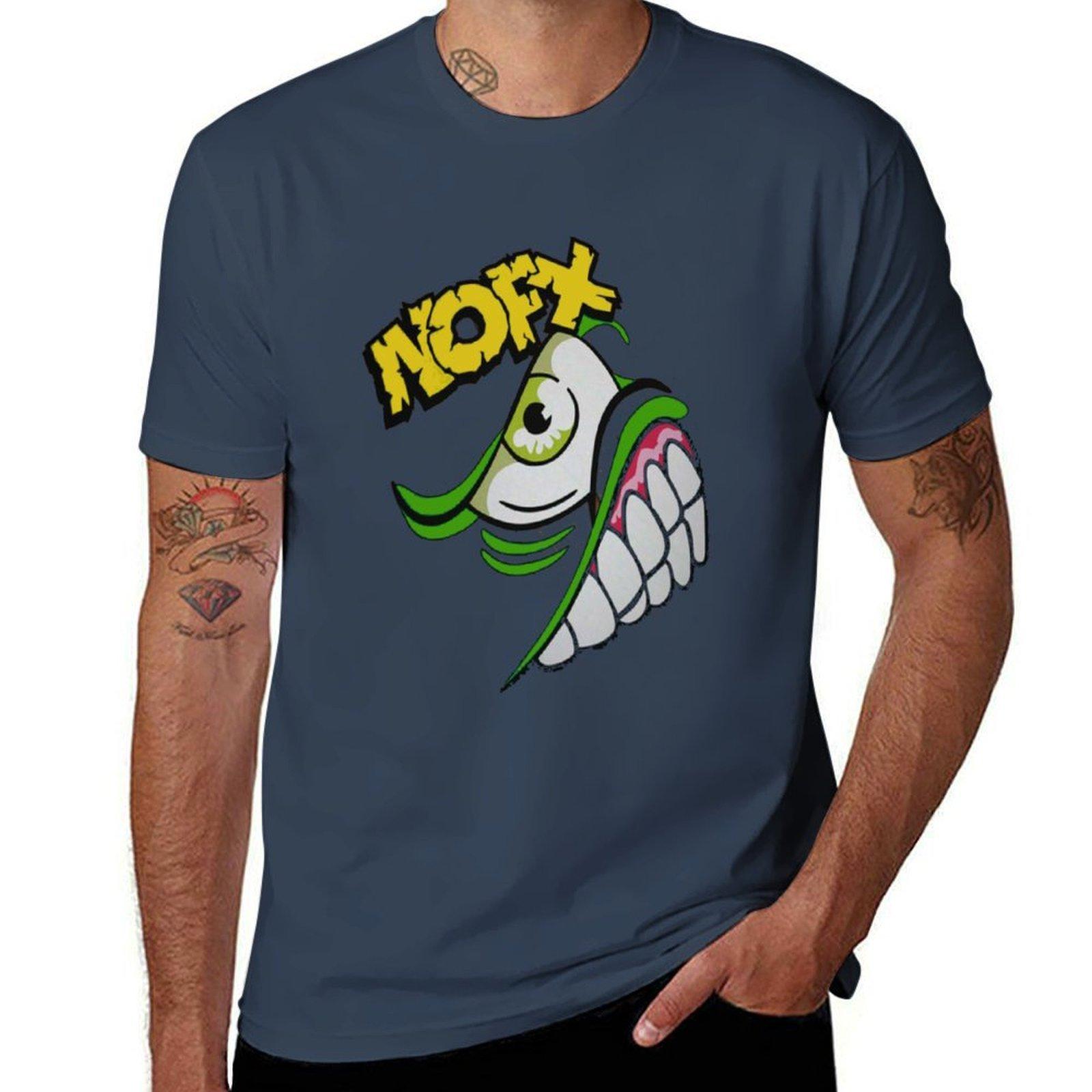 Nofx Logo Essential Tshirt Fashion Casual Short Sleeve Top S