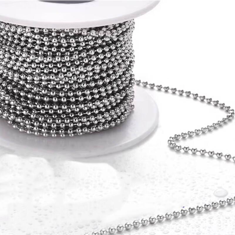 Lukun 304 Stainless Steel Ball Chain with Clasps