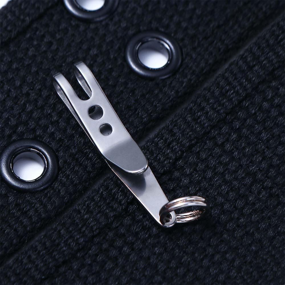 Key Ring EDC Bag Clip Waist Belt Hanging Clip Metal Key Buckles Bag Hanging Clip Pocket Clips
