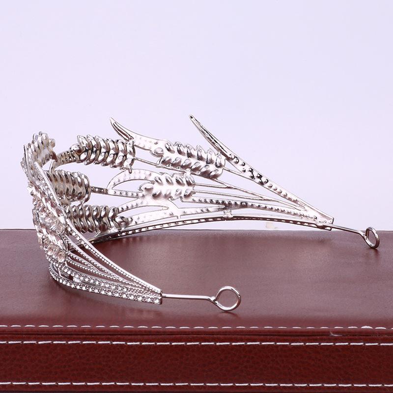 Luxurious and Fashionable Bridal Crown Wedding Dress Style Photo Crown Super Sparkling Rhinestone Tiara