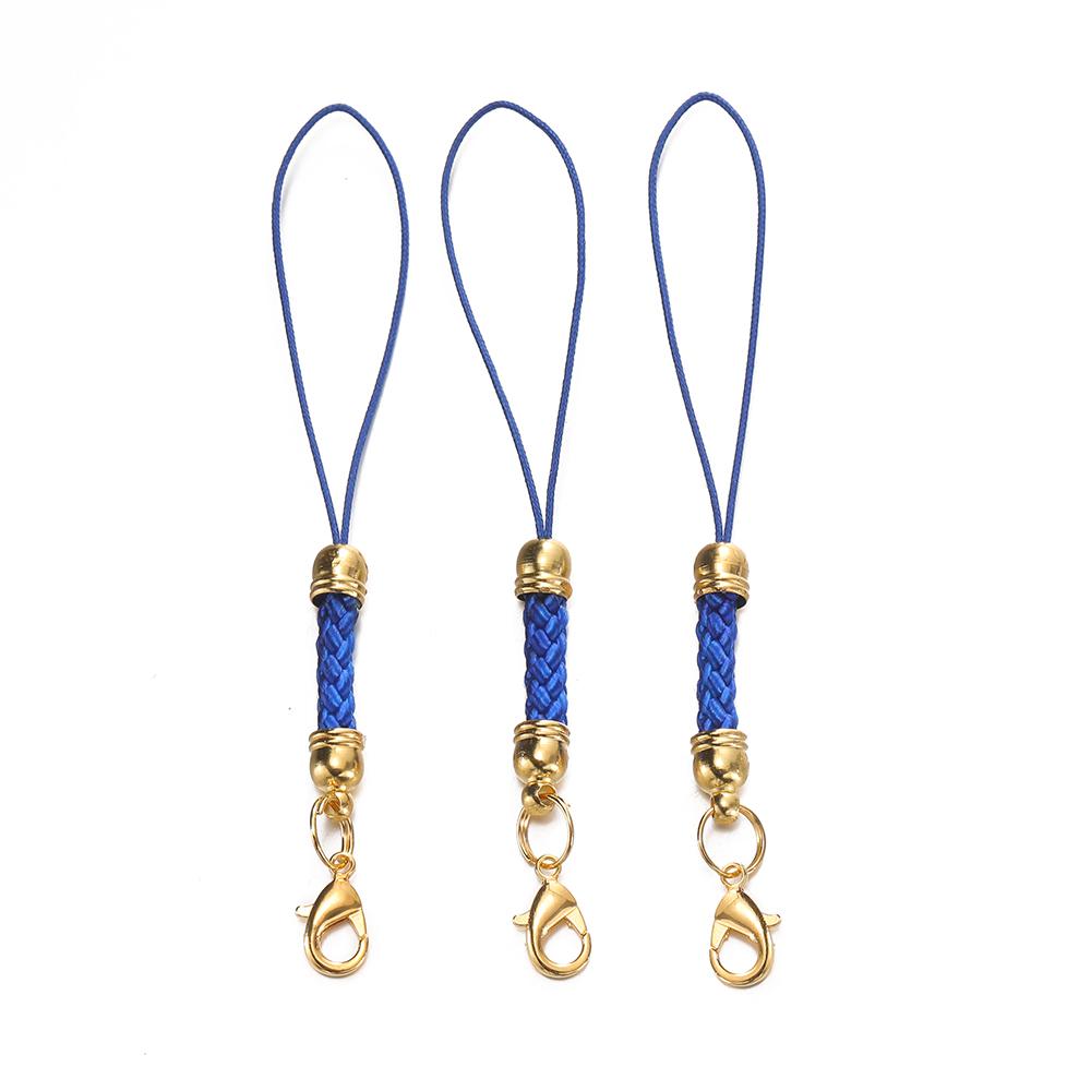 10/20pcs Keychain Rope with Lobster Clasp Jump Rings Lanyard Lariat Strap Cord For DIY Keyring Pendant Jewelry Making Supplies
