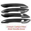 For Hyundai Sonata DN8     ABS plastic Car Modification Accessory Carbon Door Handle Cover Trim Paste Style