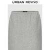 UR Women's Fleece-Lined Elastic Waist Midi Skirt