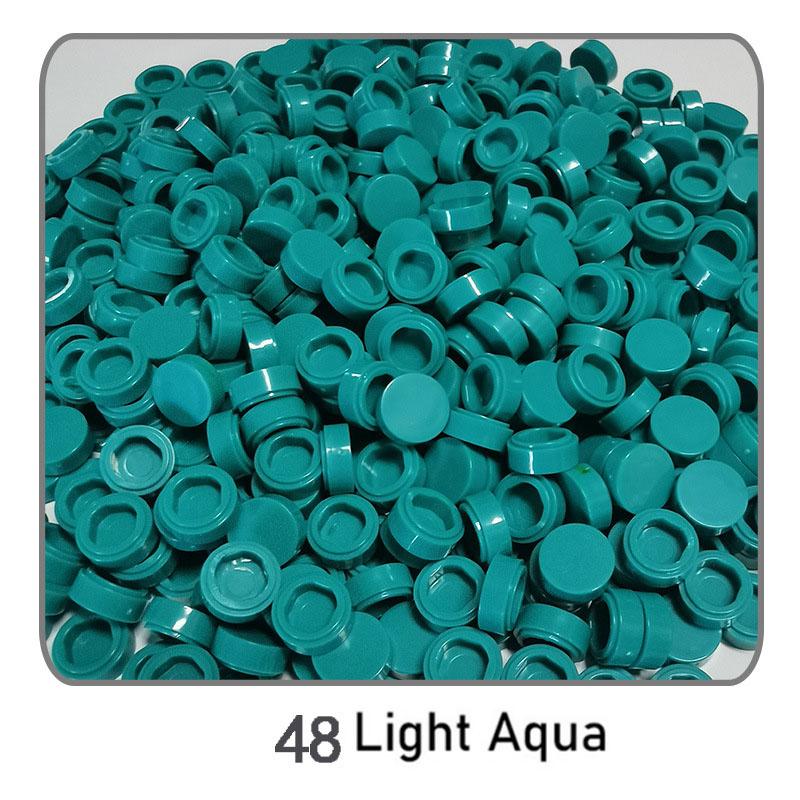 1000 Stück Stadt Bausteine Flache Fliese 1x1 Runde Steine DIY Erleuchten Bausteine Teile 98138 Bausteine für Jungen Mädchen Geschenke Kinder