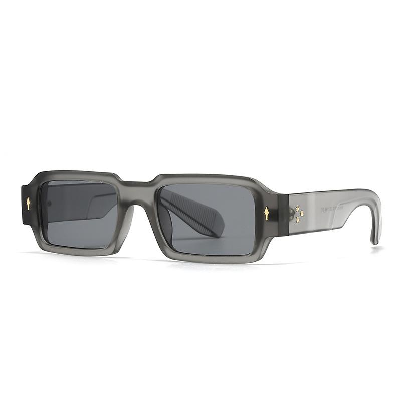 2026 New Vintage Small Square Luxury Brand Designer Classic Rivet Sunglasses Women For Men Male Trendy Sun Glasses Punk Shades