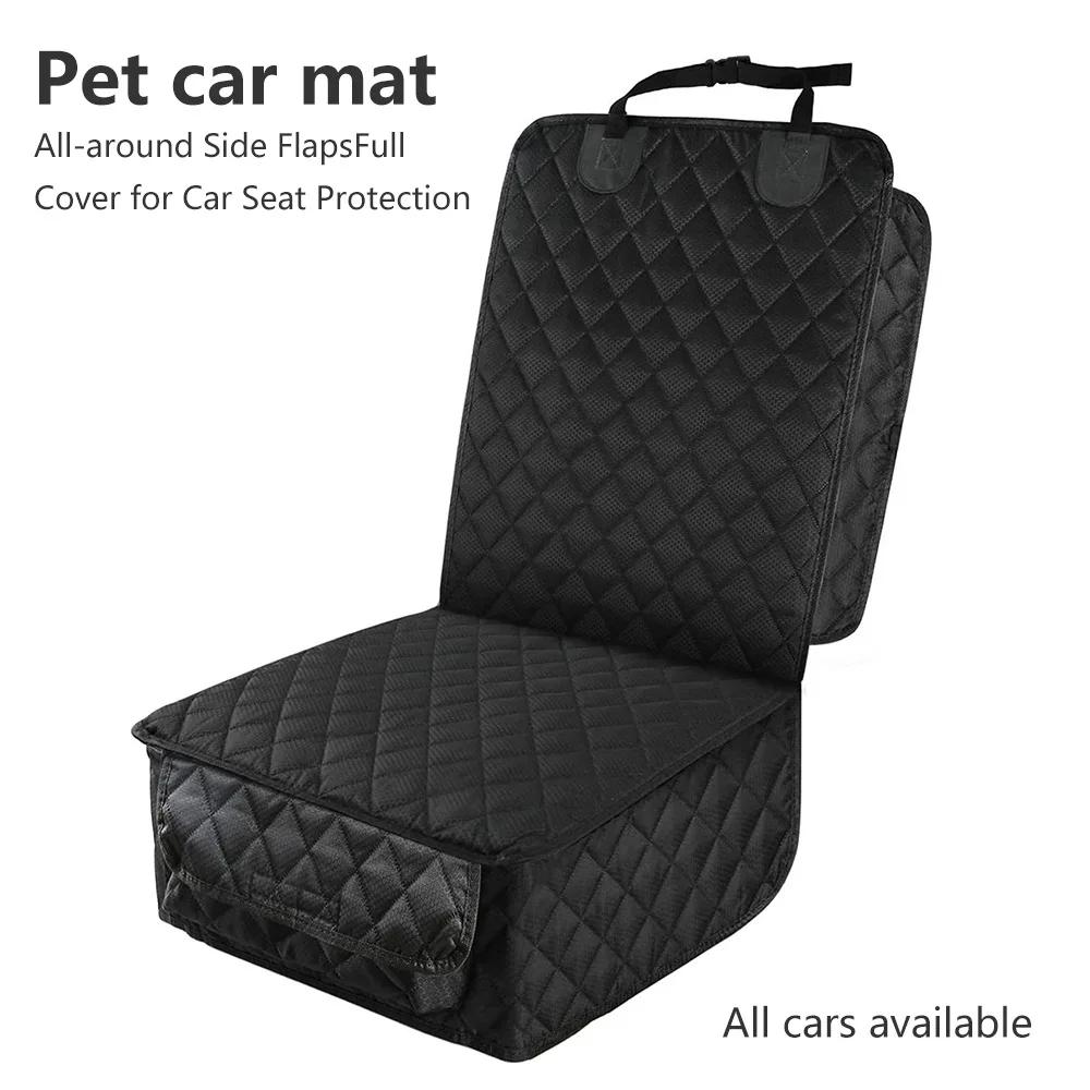 Front Car Pet Mat Waterproof and Scratch-resistant Passenger Seat Cover Cat and Dog Car Mat Single Seat Mat