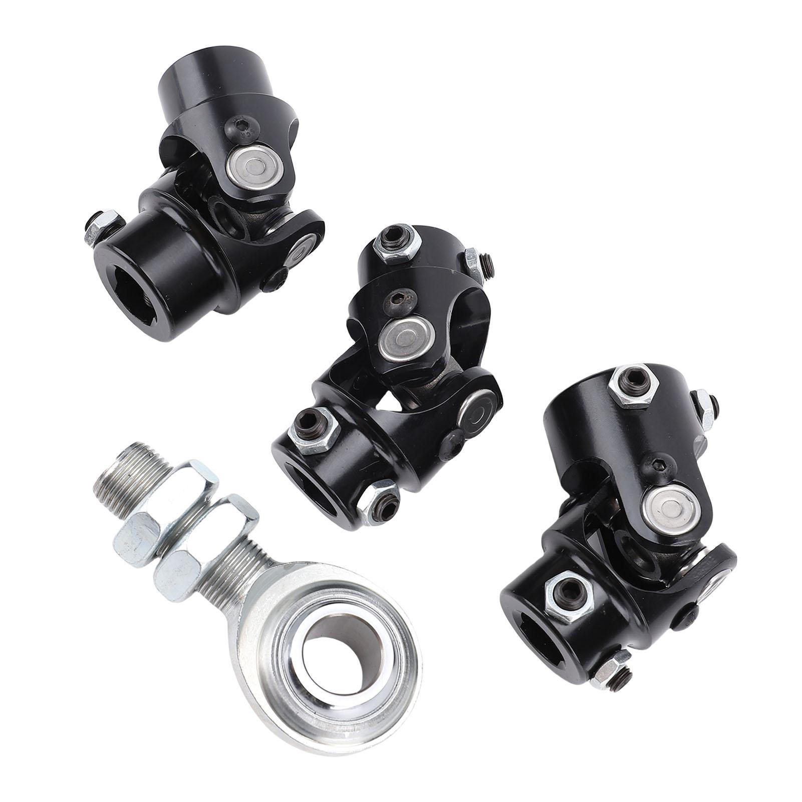 36in Steel Steering Shaft and 3 4in Support Bearing U Joint SJS08 for 3 4in 30 Spline Input Shaft Car Steering Box