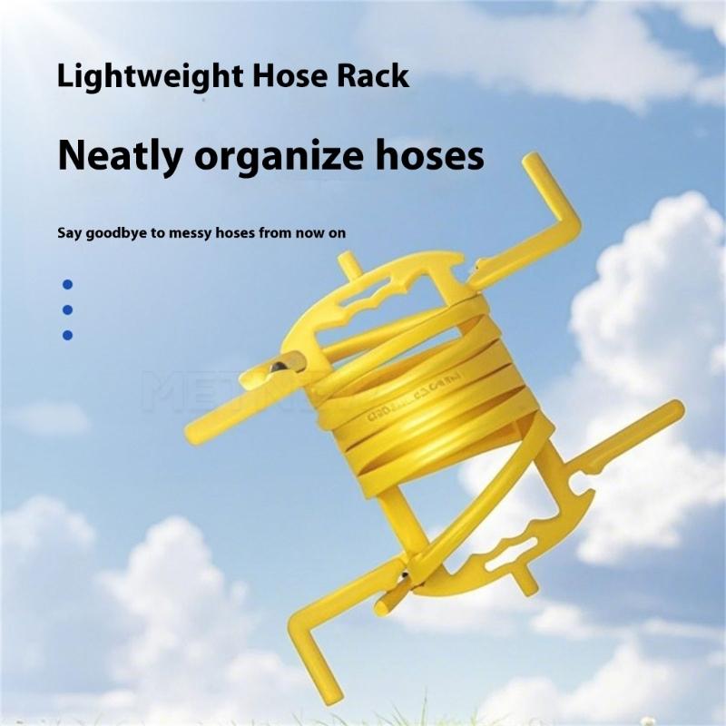 Water Hose Storage Rack for Car Washing Sturdy Plastic Hose Reels Organizers With Quick Access Designs