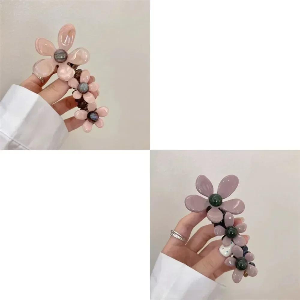 1PC Bowknot Braided Telephone Wire Hair Bands Ponytail Hair Rope Hair Weaving Artifact Elastic Band Hair Rope Hair Accessories