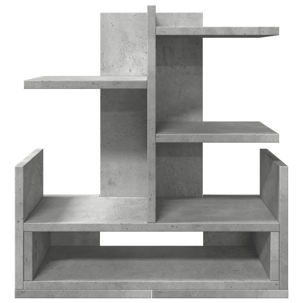Vidaxl Organizer Na Biurko, Szarość Betonu, 49X20X52,5 Cm