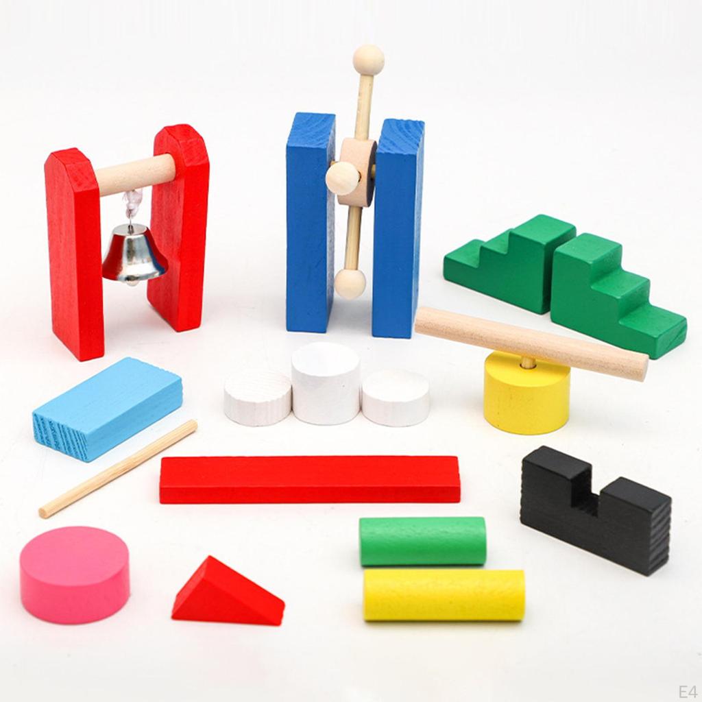 Colorido en Set Educacional Tile Toy Pré-escola Aprendizagem Construção Crianças