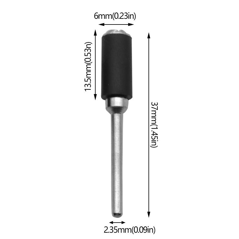 Rubber Wheel Grinding Head for Wood and Metal Polishing
