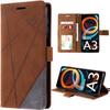 Case - E.F.CONNECTION - For Xiaomi Redmi A3 - Retro Leather Effect - Card Slots - Stand