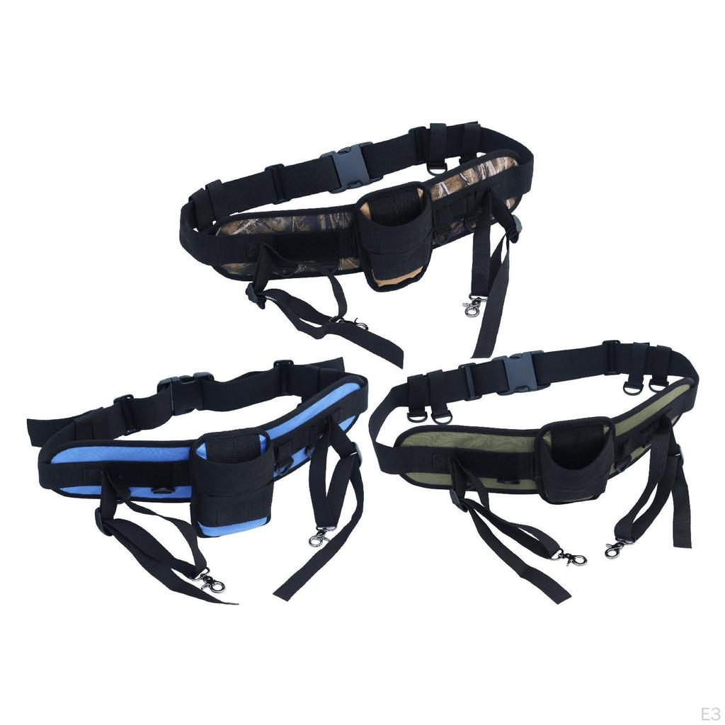 Verstellbarer Angelrutenhalter Gimbal-Gürtel Universelles Zubehör Abnehmbares Polyester Multifunktion