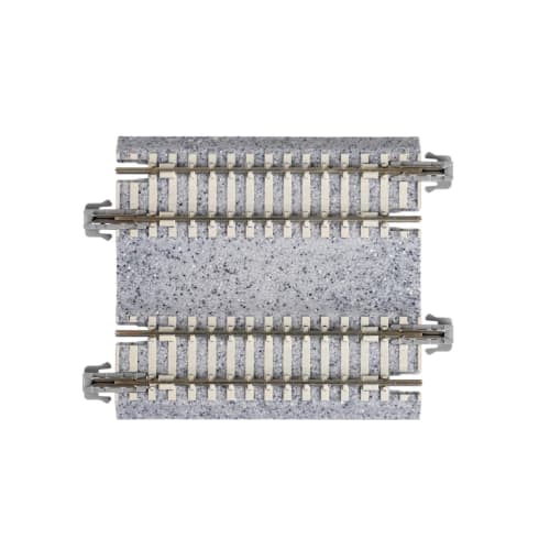 KATO N Gauge Double-Track Straight Track, 62mm, Set of 2, 20-042, Model Railroad Supplies
