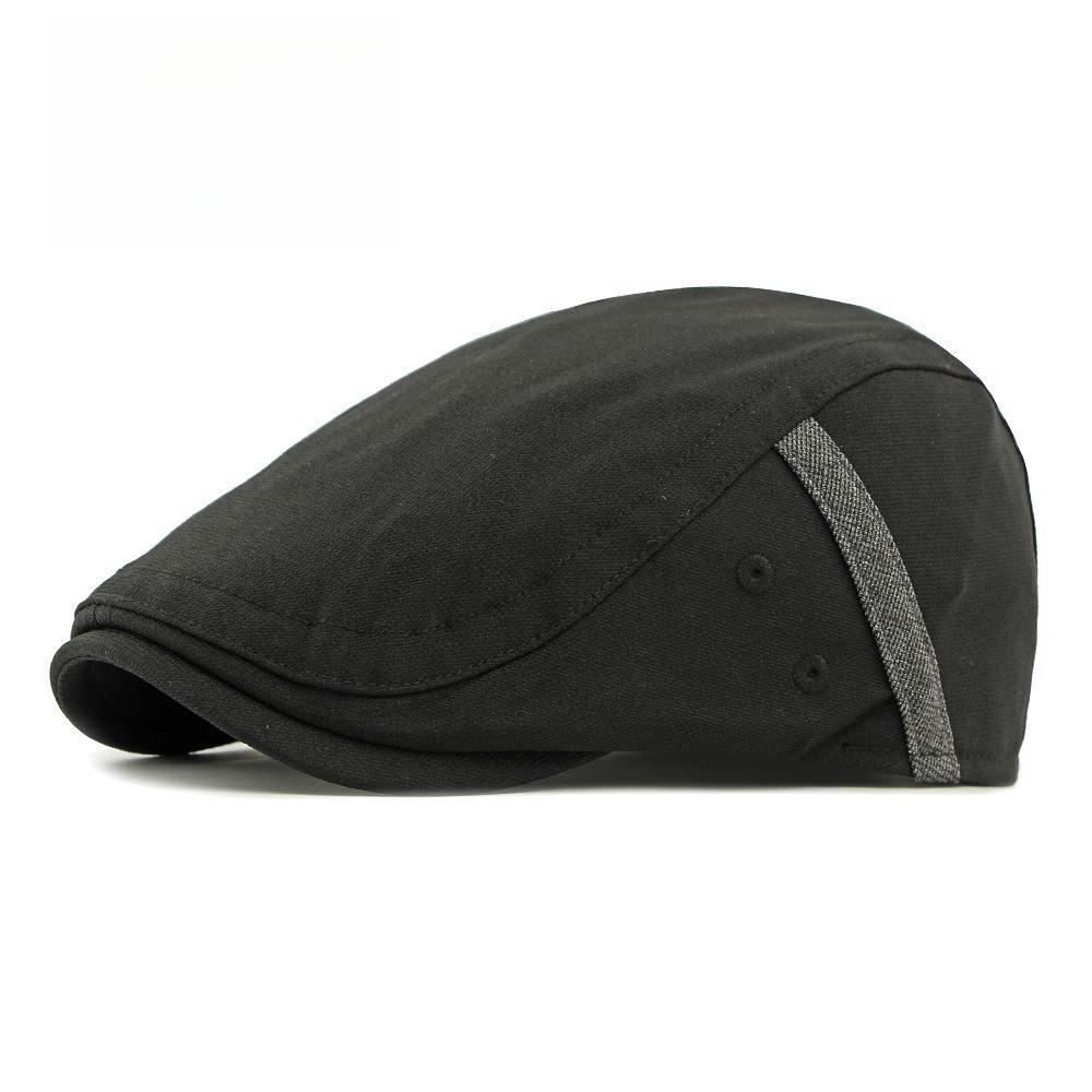 Unisex British Retro Flat Cap Breathable Linen Ivy Cabbie Hat Duckbill Painter Beret Cap Literary Hipster Casual Peaked Hat
