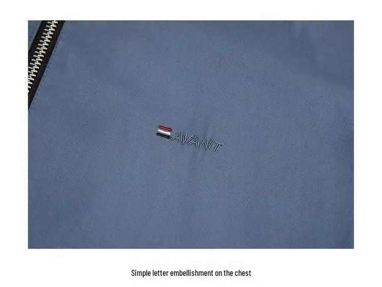 Men's Autumn Double-Sided Casual Stand-Up Collar Jacket