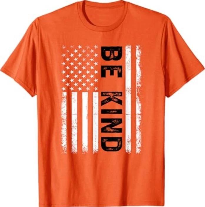Be Kind Unity Day End Bullying Spread Kindness Orange T-Shirt XL