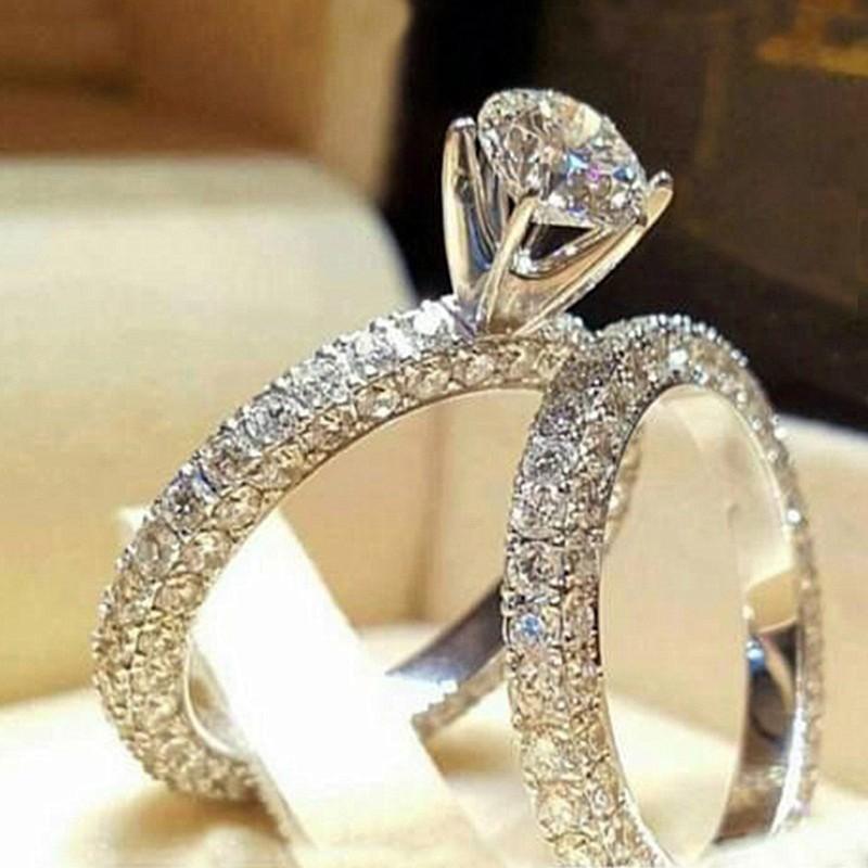 Viya Jewelry Couple Set Ring Jewelry Ladies Engagement Ring